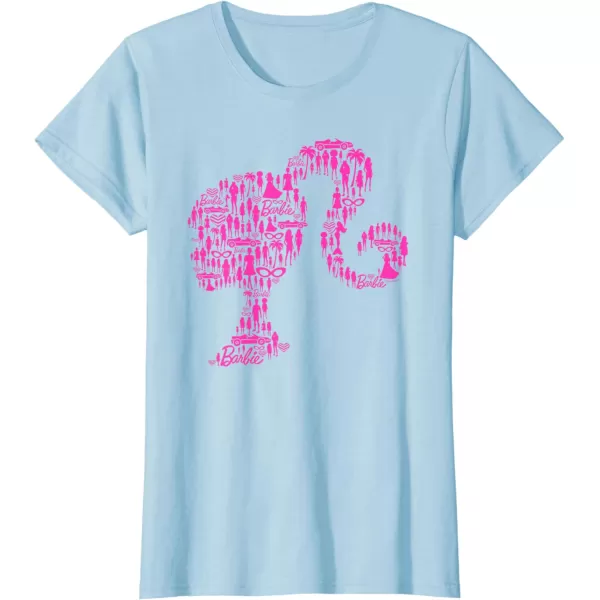 Barbie Classic Silhouette TShirtBaby Blue