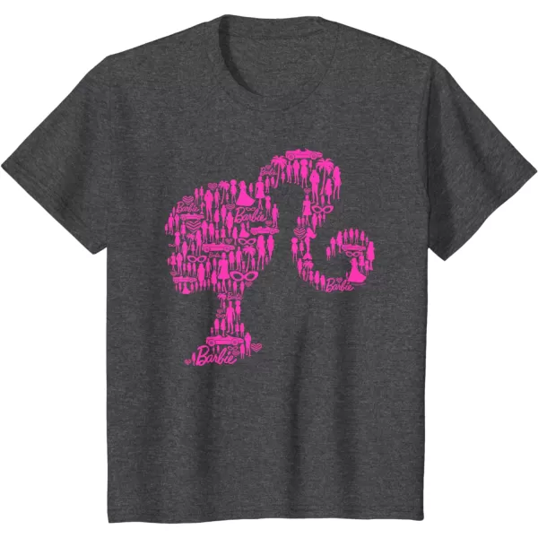 Barbie Classic Silhouette TShirtDark Heather Grey