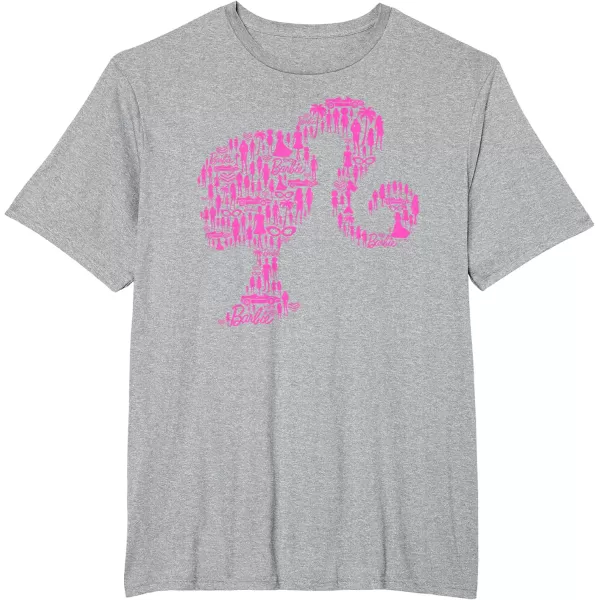 Barbie Classic Silhouette TShirtHeather Grey