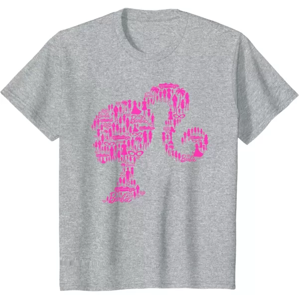 Barbie Classic Silhouette TShirtHeather Grey