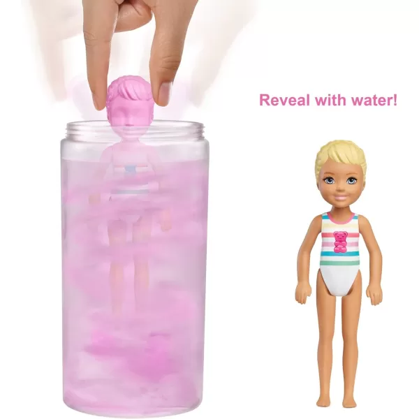 Barbie Color Reveal Chelsea Doll with 6 Surprises Water Reveals Dolls Look amp Creates Color Change on Leotard GraphicFoodie Series