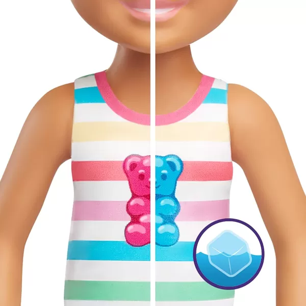 Barbie Color Reveal Chelsea Doll with 6 Surprises Water Reveals Dolls Look amp Creates Color Change on Leotard GraphicFoodie Series