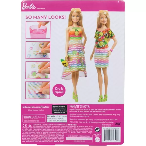 Barbie Crayola Rainbow Fruit Surprise Doll amp FashionsBarbie Crayola Rainbow Fruit Surprise Doll amp Fashions