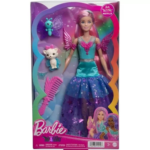 Barbie Doll with Two Fairytale Pets and Fantasy Dress Barbie Brooklyn Doll From Barbie A Touch of Magic 7inch Long Fantasy HairMalibu