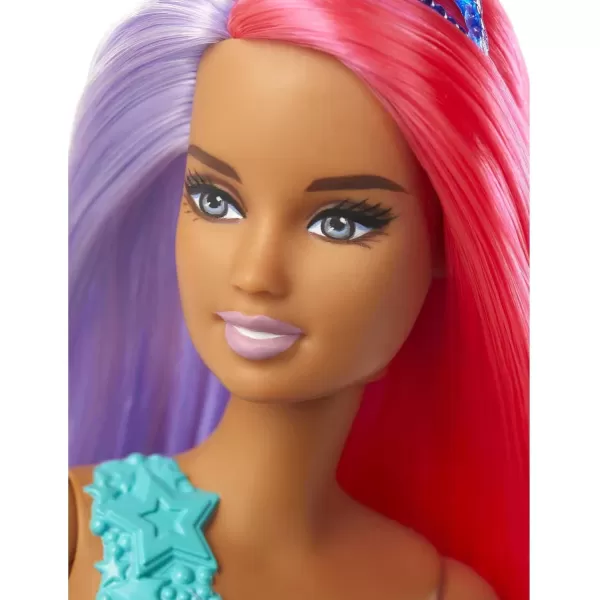 Barbie Dreamtopia Mermaid Doll 12inch Pink and Purple Hair with Tiara Gift for 3 to 7 Year OldsBarbie Dreamtopia Mermaid Doll 12inch Pink and Purple Hair with Tiara Gift for 3 to 7 Year Olds