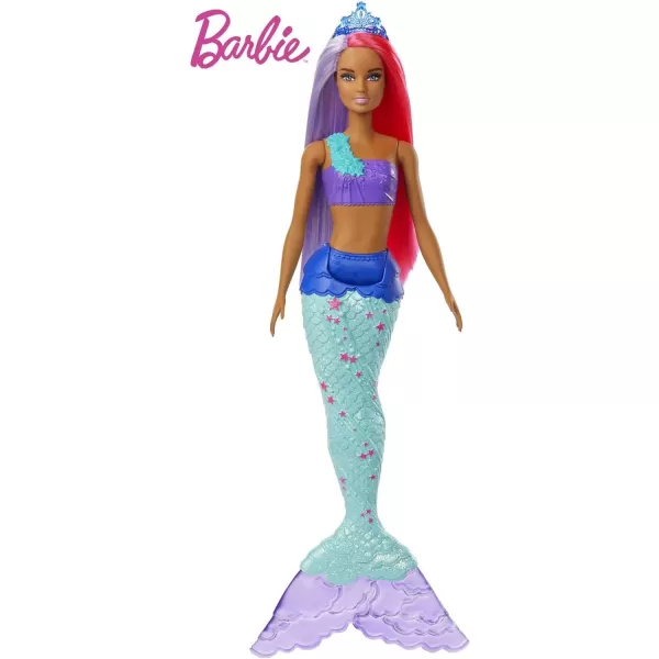 Barbie Dreamtopia Mermaid Doll 12inch Pink and Purple Hair with Tiara Gift for 3 to 7 Year OldsBarbie Dreamtopia Mermaid Doll 12inch Pink and Purple Hair with Tiara Gift for 3 to 7 Year Olds