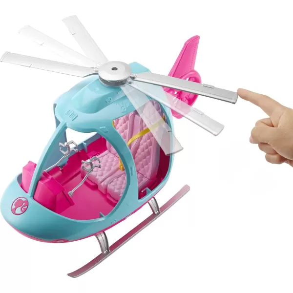 Barbie Helicopter Pink and Blue with Spinning Rotor for 3 to 7 Year Olds Amazon ExclusiveHelicopter