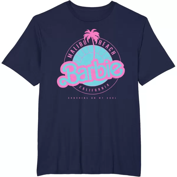 Barbie Malibu Beach California TShirtNavy Blue