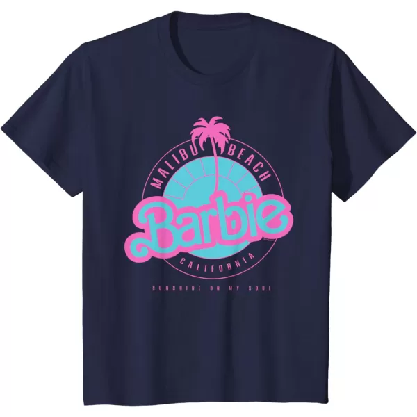 Barbie Malibu Beach California TShirtNavy Blue