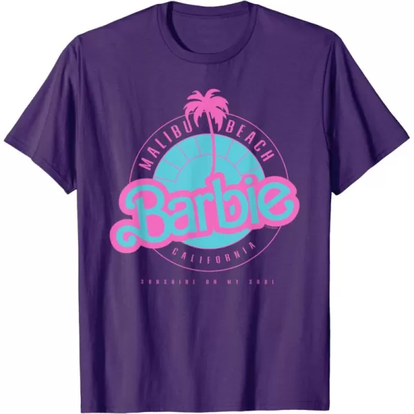 Barbie Malibu Beach California TShirtPurple