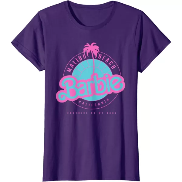 Barbie Malibu Beach California TShirtPurple