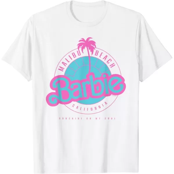 Barbie Malibu Beach California TShirtWhite