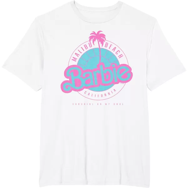 Barbie Malibu Beach California TShirtWhite