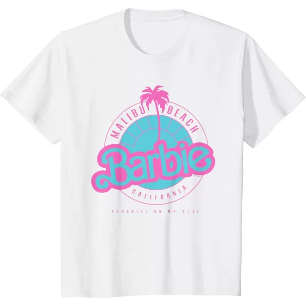 Barbie Malibu Beach California TShirtWhite