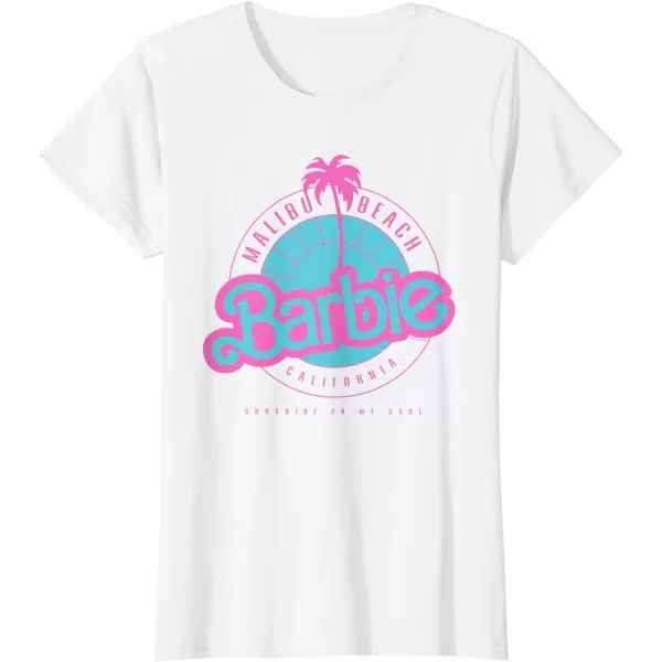 Barbie Malibu Beach California TShirtWhite