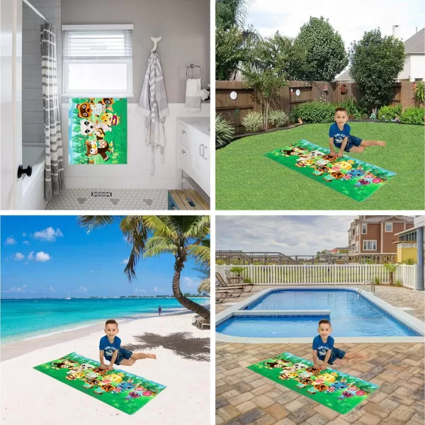 Barbie Super Soft Cotton BathPoolBeach Towel Barbiecore 58 in x 28 in Official Barbie Product By Franco58 in x 28 in Animal Crossing