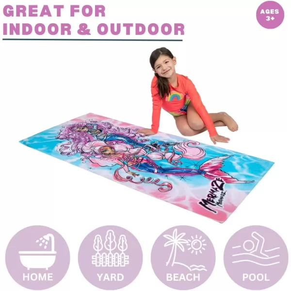 Barbie Super Soft Cotton BathPoolBeach Towel Barbiecore 58 in x 28 in Official Barbie Product By Franco58 in x 28 in Mermaze