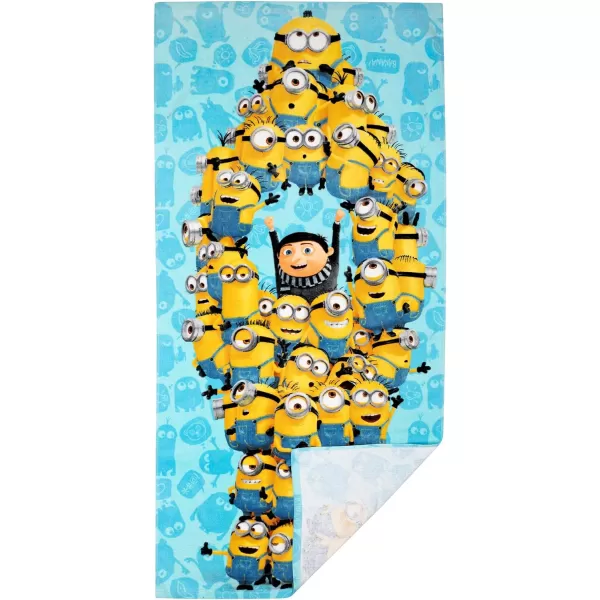 Barbie Super Soft Cotton BathPoolBeach Towel Barbiecore 58 in x 28 in Official Barbie Product By Franco58 in x 28 in Minions the Rise of Gru