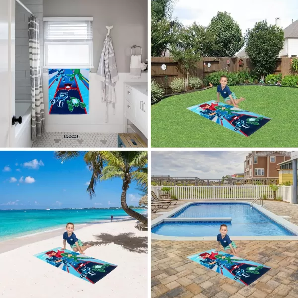 Barbie Super Soft Cotton BathPoolBeach Towel Barbiecore 58 in x 28 in Official Barbie Product By Franco58 in x 28 in Pj Masks