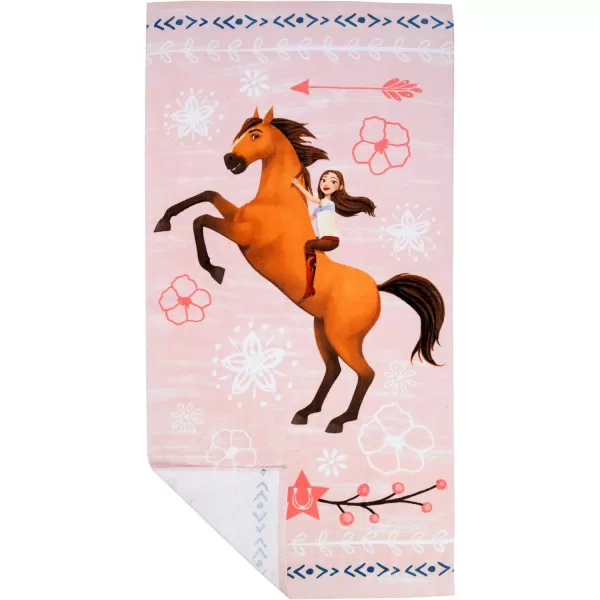 Barbie Super Soft Cotton BathPoolBeach Towel Barbiecore 58 in x 28 in Official Barbie Product By Franco58 in x 28 in Spirit Riding Free