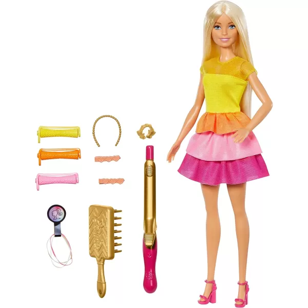 Barbie Ultimate Curls Doll and PlaysetBlonde hair