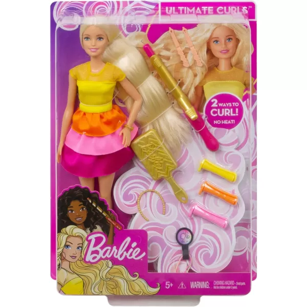 Barbie Ultimate Curls Doll and PlaysetBlonde hair