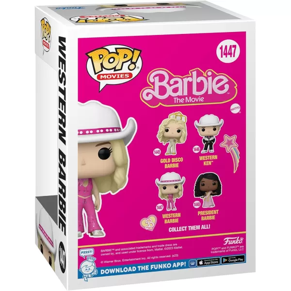 Funko Pop Movies Barbie  Western BarbieFunko Pop Movies Barbie  Western Barbie