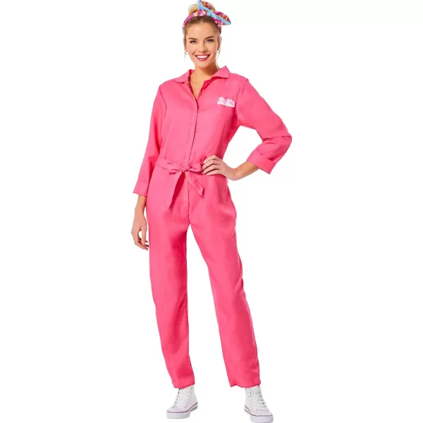 InSpirit Designs Barbie Pink CoverallUtility Adult CostumeInSpirit Designs Barbie Pink CoverallUtility Adult Costume