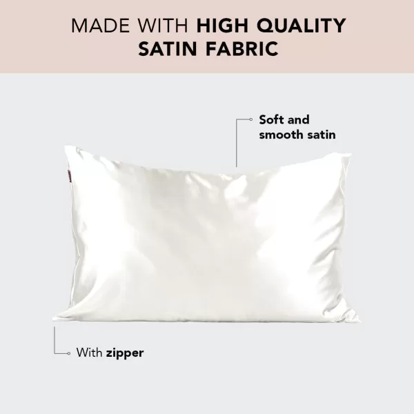 Kitsch Satin Pillowcase for Hair amp Skin Iconic Barbie StandardQueen 1 Pack2 Ivory King 1 Pack