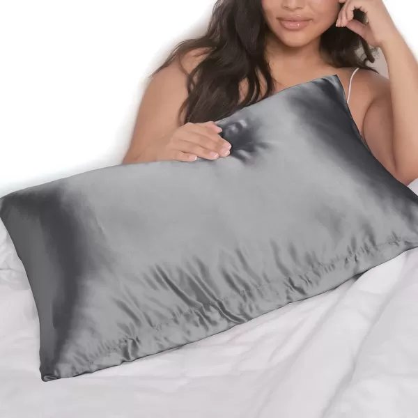 Kitsch Satin Pillowcase for Hair amp Skin Iconic Barbie StandardQueen 1 Pack3 Charcoal King 1 Pack