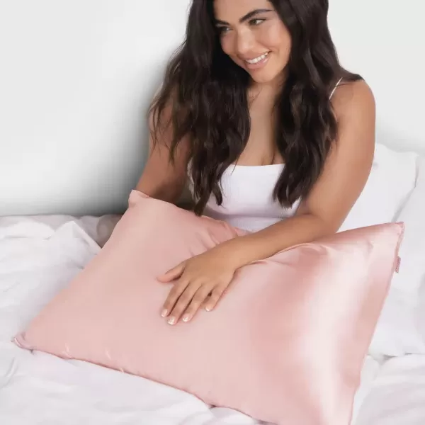 Kitsch Satin Pillowcase for Hair amp Skin Iconic Barbie StandardQueen 1 Pack4 Blush King 1 Pack