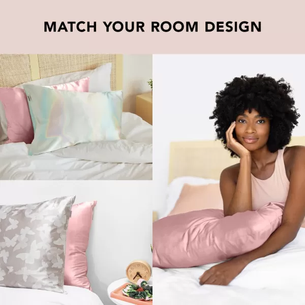Kitsch Satin Pillowcase for Hair amp Skin Iconic Barbie StandardQueen 1 Pack4 Blush King 1 Pack