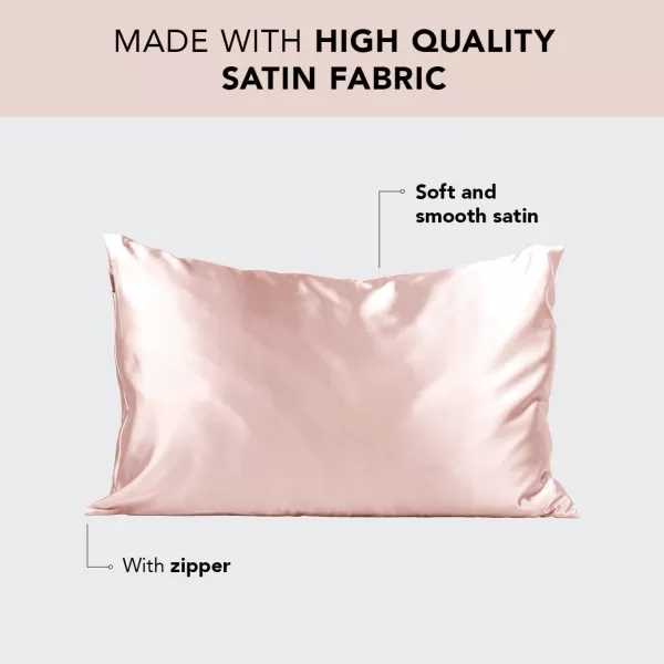 Kitsch Satin Pillowcase for Hair amp Skin Iconic Barbie StandardQueen 1 Pack4 Blush King 2 Pack