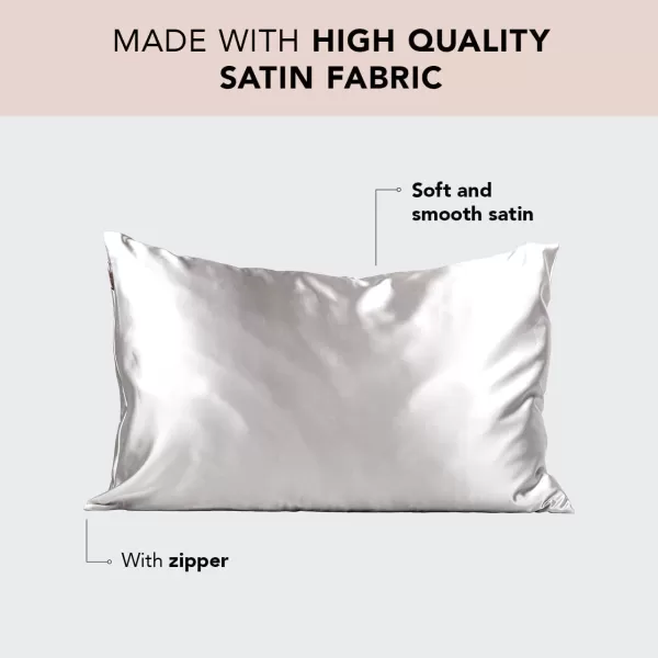 Kitsch Satin Pillowcase for Hair amp Skin Iconic Barbie StandardQueen 1 Pack7 Silver StandardQueen 1 Pack