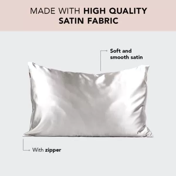 Kitsch Satin Pillowcase for Hair amp Skin Iconic Barbie StandardQueen 1 Pack7 Silver StandardQueen 2 Pack