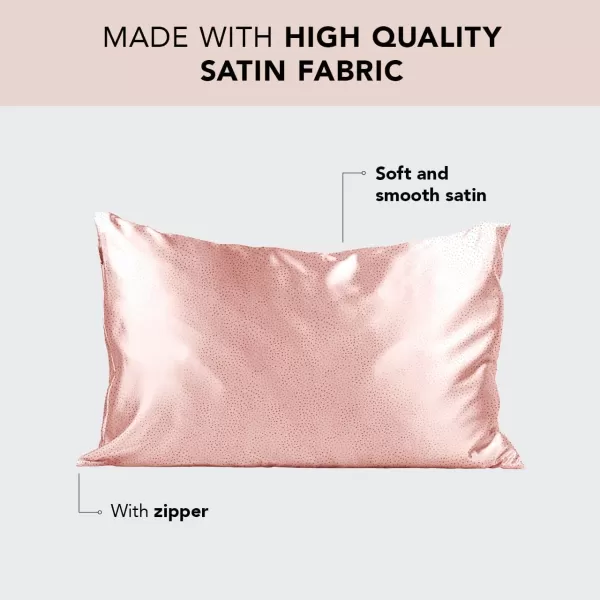 Kitsch Satin Pillowcase for Hair amp Skin Iconic Barbie StandardQueen 1 Pack91 Dot StandardQueen 1 Pack