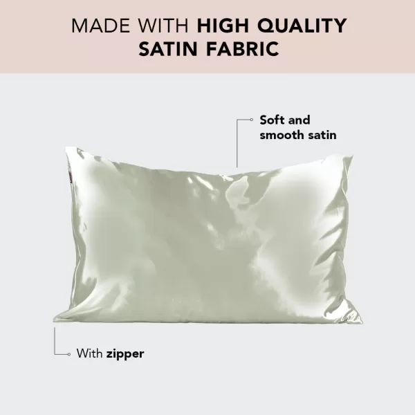 Kitsch Satin Pillowcase for Hair amp Skin Iconic Barbie StandardQueen 1 Pack93 Sage StandardQueen 1 Pack