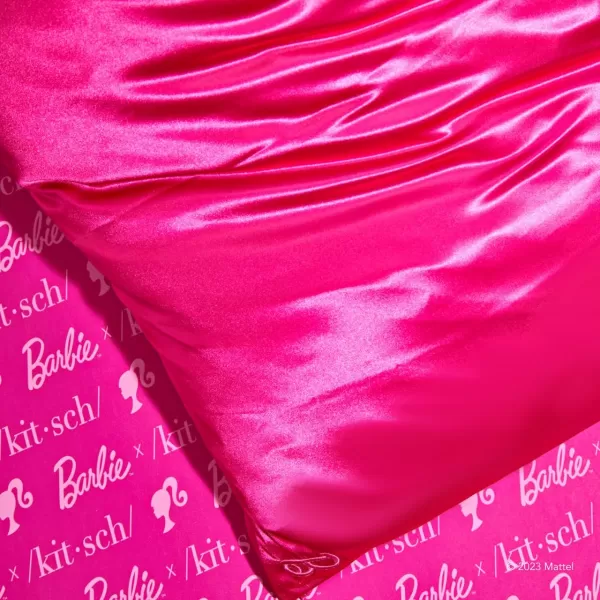 Kitsch Satin Pillowcase for Hair amp Skin Iconic Barbie StandardQueen 1 PackIconic Barbie StandardQueen 1 Pack