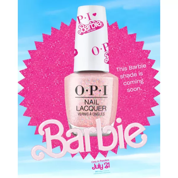 OPI Nail Lacquer Sheer Glitter Finish Nail Polish Up to 7 Days of Wear Chip Resistant amp Fast Drying 3 Barbie Limited Edition Collection Every Night is Girls Night 05 fl ozBest Day Ever 050 Fl Oz Pack of 1