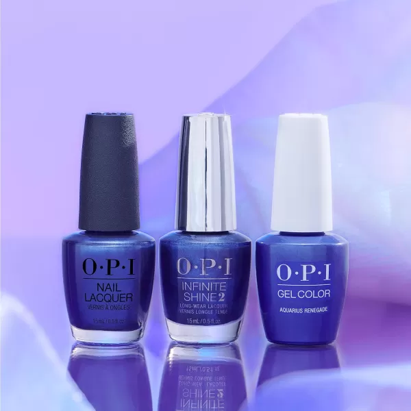 OPI Nail Lacquer Sheer Glitter Finish Nail Polish Up to 7 Days of Wear Chip Resistant amp Fast Drying 3 Barbie Limited Edition Collection Every Night is Girls Night 05 fl ozAquarius Renegade 05 Fl Oz Pack of 1