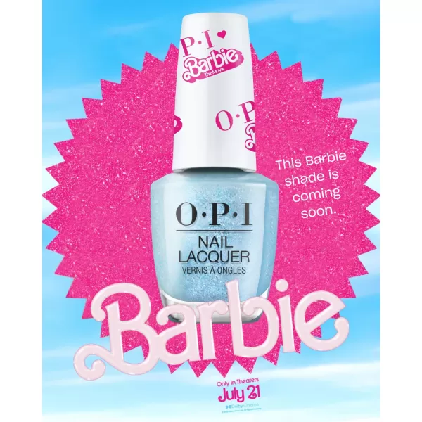 OPI Nail Lacquer Sheer Glitter Finish Nail Polish Up to 7 Days of Wear Chip Resistant amp Fast Drying 3 Barbie Limited Edition Collection Every Night is Girls Night 05 fl ozYay Space 050 Fl Oz Pack of 1