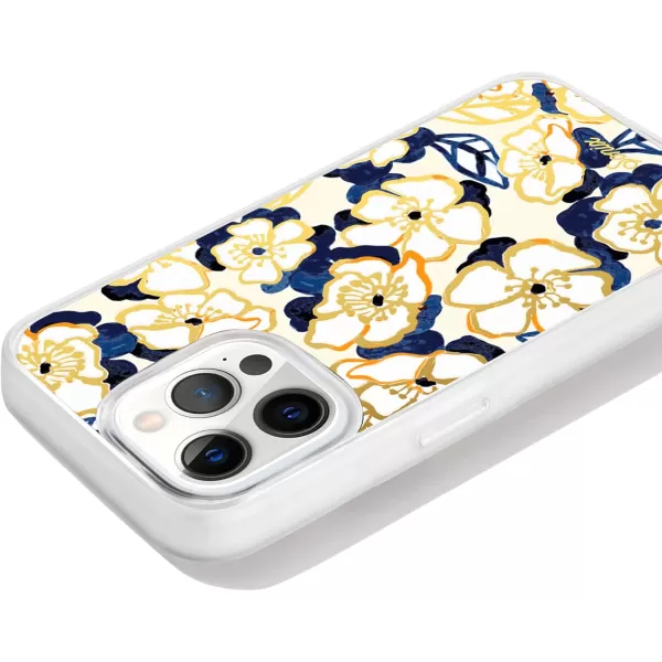 Sonix x Barbie Case for iPhone 13 Pro  Compatible with MagSafe  10ft Drop Tested  Vintage BarbieFloral  Blue Petal MS