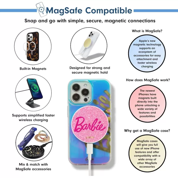 Sonix x Barbie Case for iPhone 13 Pro  Compatible with MagSafe  10ft Drop Tested  Vintage BarbieGolden Hour Barbie