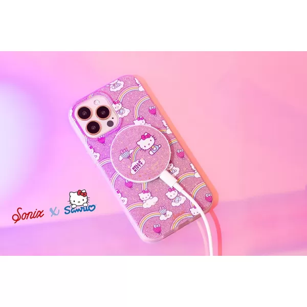 Sonix x Barbie Case for iPhone 13 Pro  Compatible with MagSafe  10ft Drop Tested  Vintage BarbieSanrio  Hello Kitty Rainbow