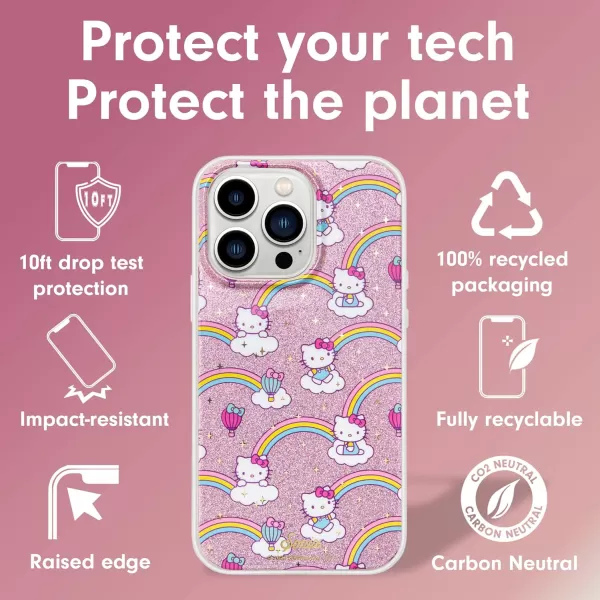 Sonix x Barbie Case for iPhone 13 Pro  Compatible with MagSafe  10ft Drop Tested  Vintage BarbieSanrio  Hello Kitty Rainbow