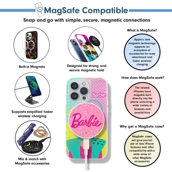 Sonix x Barbie Case for iPhone 13 Pro  Compatible with MagSafe  10ft Drop Tested  Vintage BarbieTotally Barbie