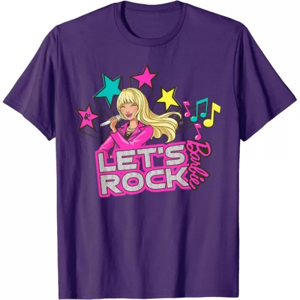 Barbie  Lets Rock Popstar TShirtPurple