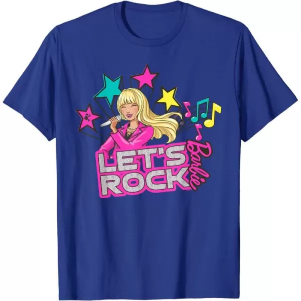 Barbie  Lets Rock Popstar TShirtRoyal Blue