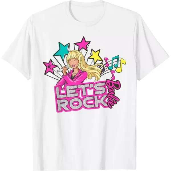 Barbie  Lets Rock Popstar TShirtWhite