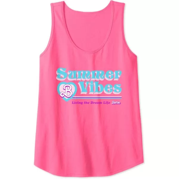 Barbie  Summer Vibes Tank TopNeon Pink